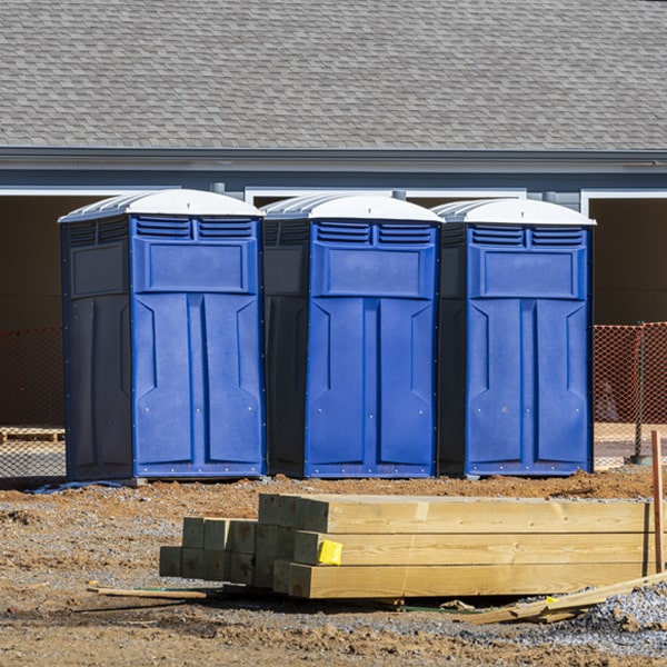 is there a specific order in which to place multiple portable toilets in Santa Rita